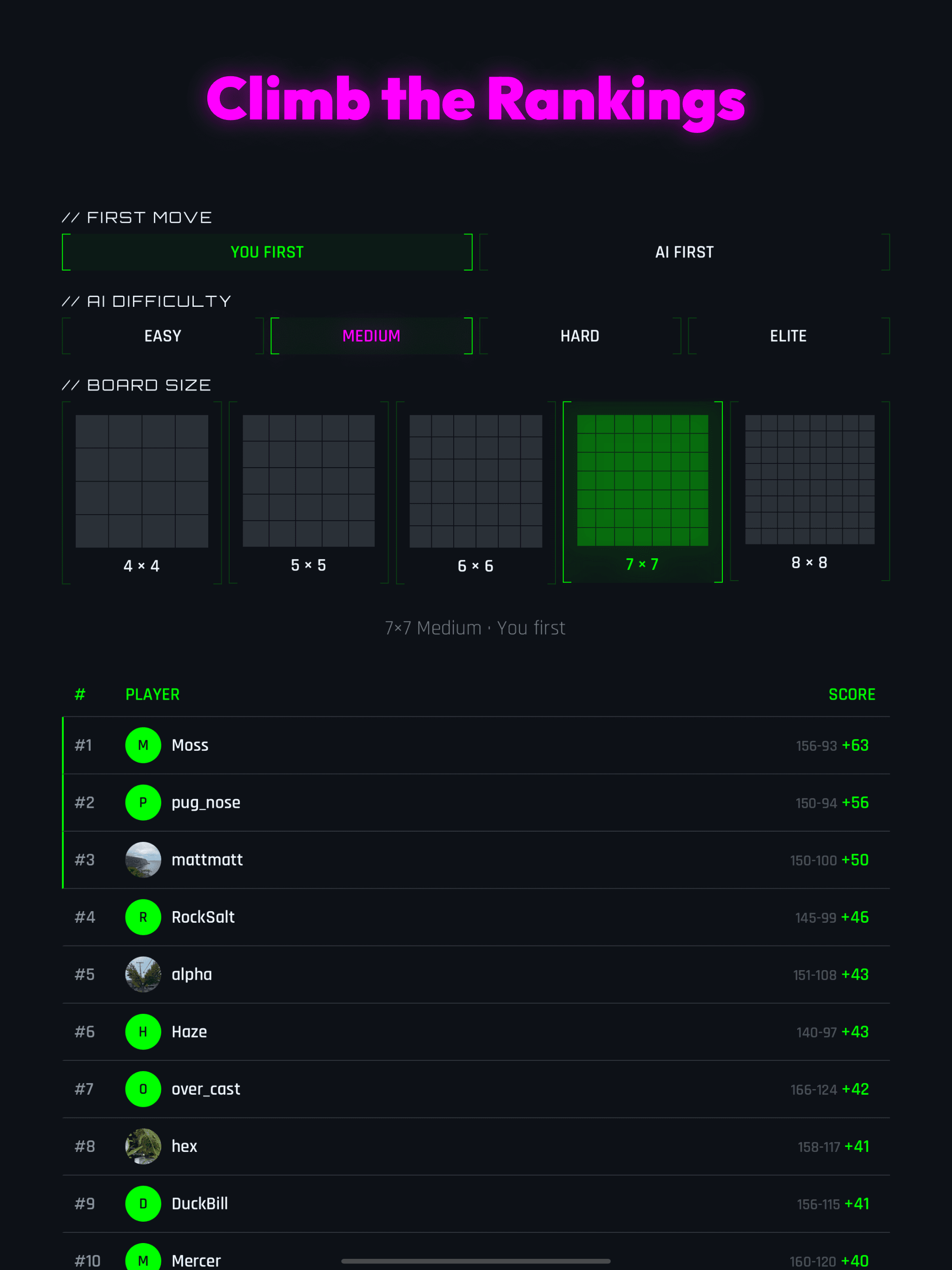 Climb the Rankings on iPad